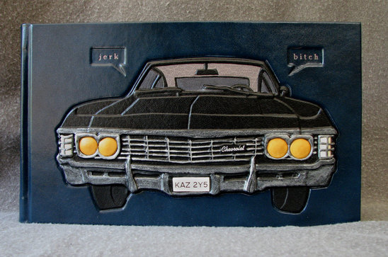 custom artist's binding with Impala